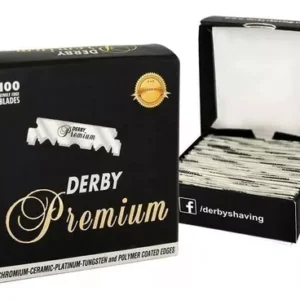 Lâmina de Barbear Derby Premium Cortada