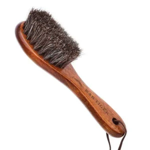 Escova Acabamento Disfarce Degrade Escovinha Barbeiro Luxo Marrom