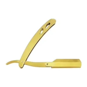 Navalhete Metal Dourado barbeiro Umi