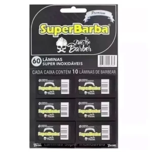 Lâmina de Barbear Super Barba Black